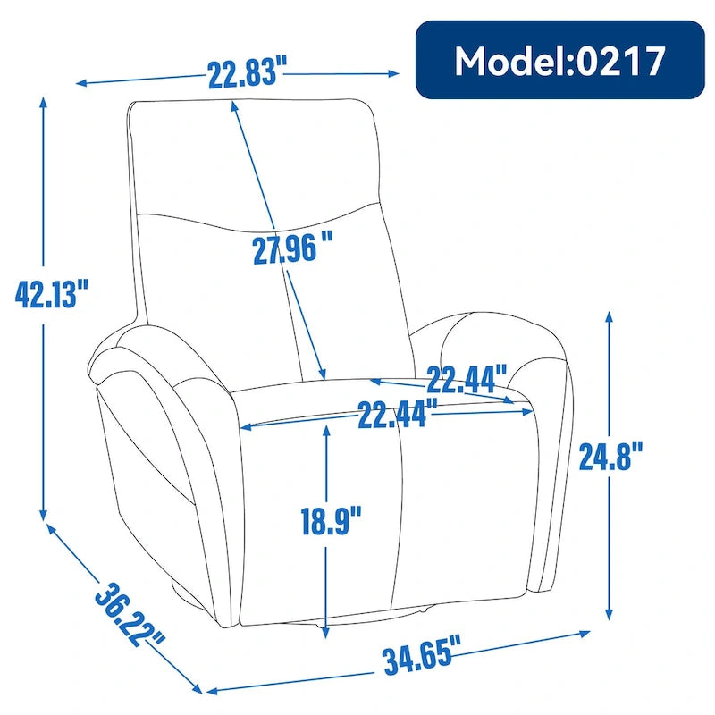 Fauteuil inclinable électrique pivotant et à bascule avec soutien lombaire, degré de pivotement max. de 270, ports USB et Type-C