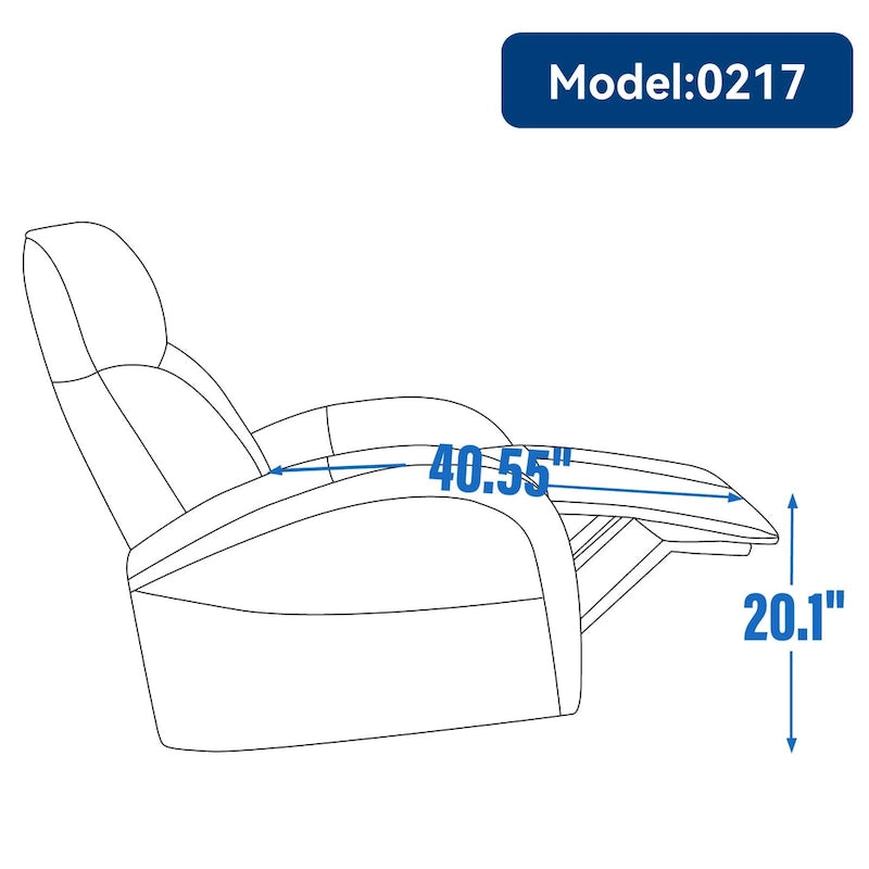 Fauteuil inclinable électrique pivotant et à bascule avec soutien lombaire, degré de pivotement max. de 270, ports USB et Type-C