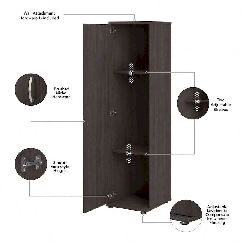 Meuble de rangement haut et étroit universel