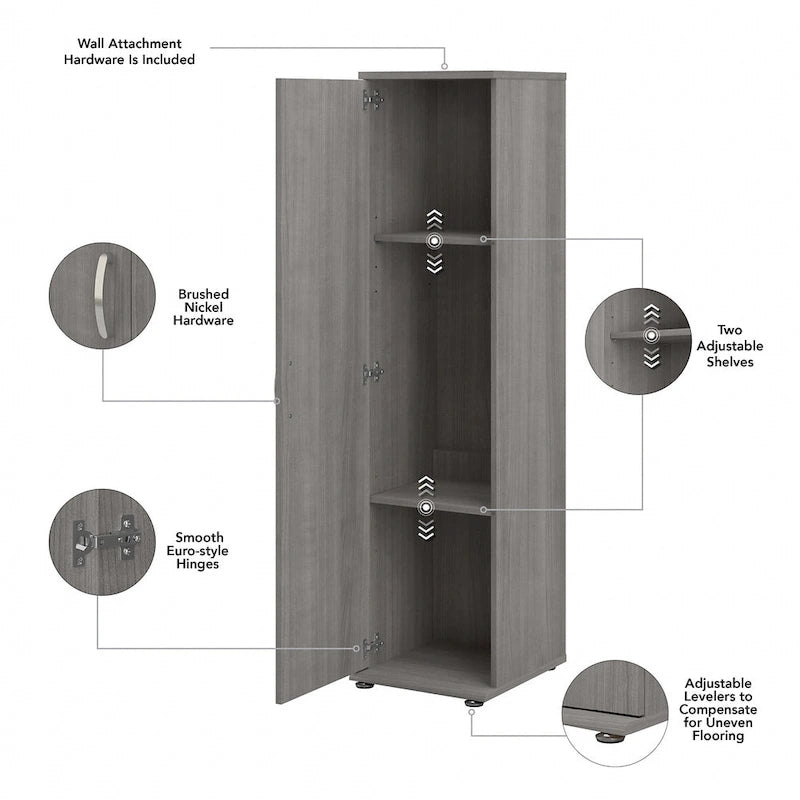 Meuble de rangement haut et étroit universel