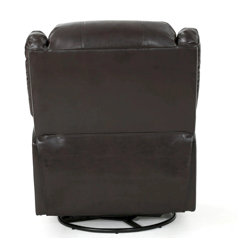 Fauteuil inclinable planeur en tissu avec pivot, fauteuil inclinable manuel