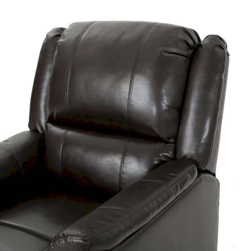Fauteuil inclinable planeur en tissu avec pivot, fauteuil inclinable manuel