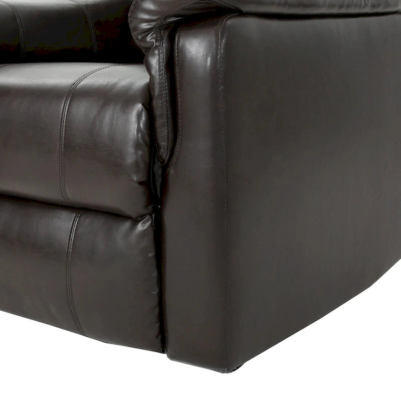 Fauteuil inclinable planeur en tissu avec pivot, fauteuil inclinable manuel