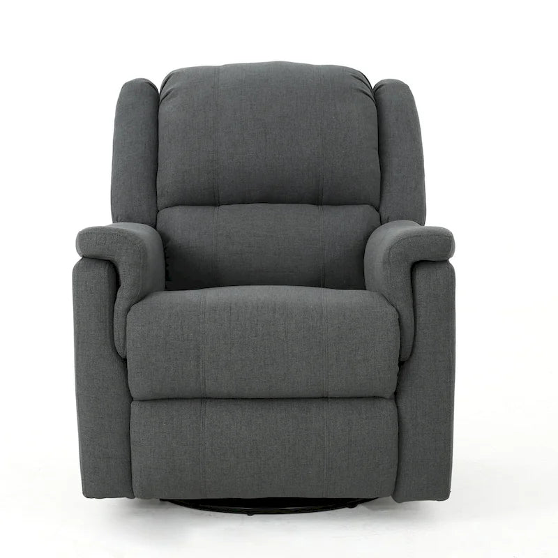 Fauteuil inclinable planeur en tissu avec pivot, fauteuil inclinable manuel