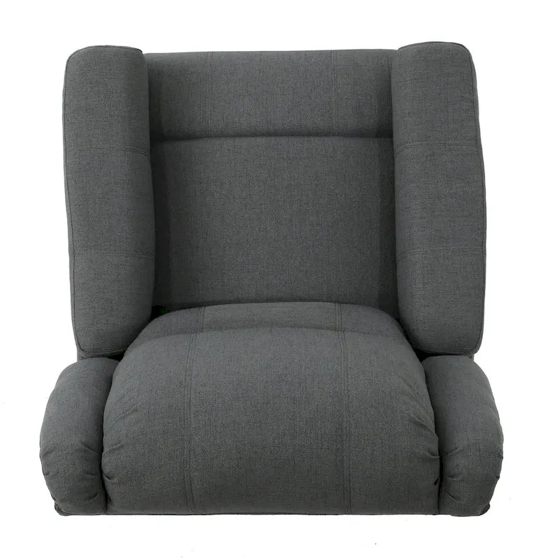 Fauteuil inclinable planeur en tissu avec pivot, fauteuil inclinable manuel