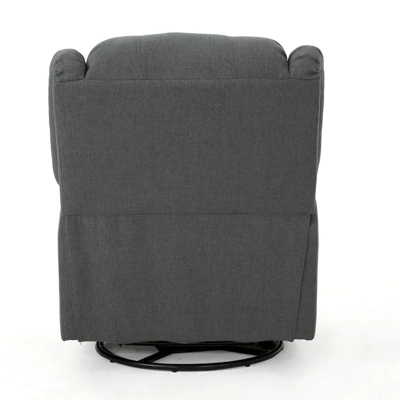 Fauteuil inclinable planeur en tissu avec pivot, fauteuil inclinable manuel