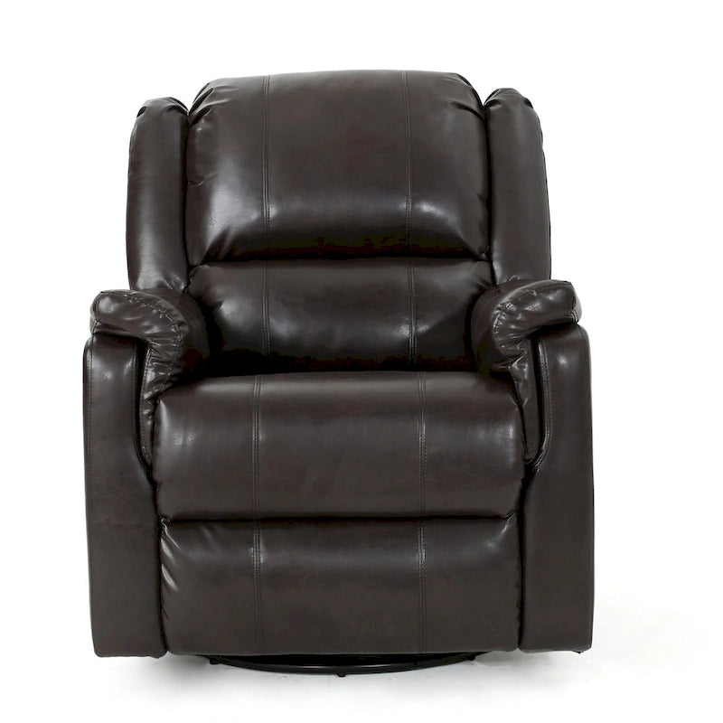 Fauteuil inclinable planeur en tissu avec pivot, fauteuil inclinable manuel