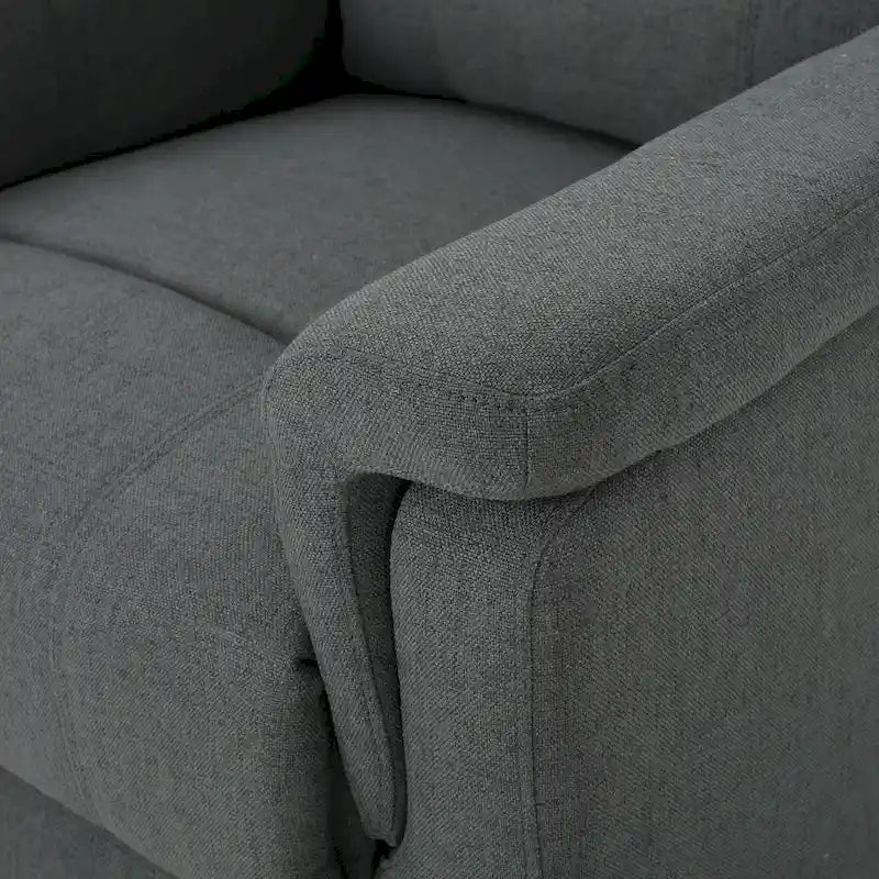Fauteuil inclinable planeur en tissu avec pivot, fauteuil inclinable manuel