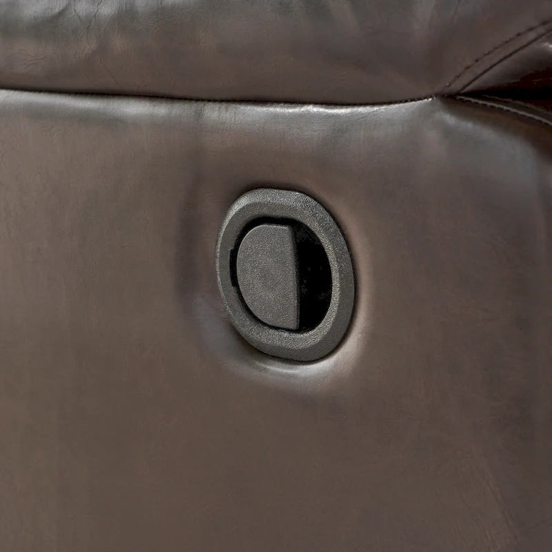 Fauteuil inclinable planeur en tissu avec pivot, fauteuil inclinable manuel