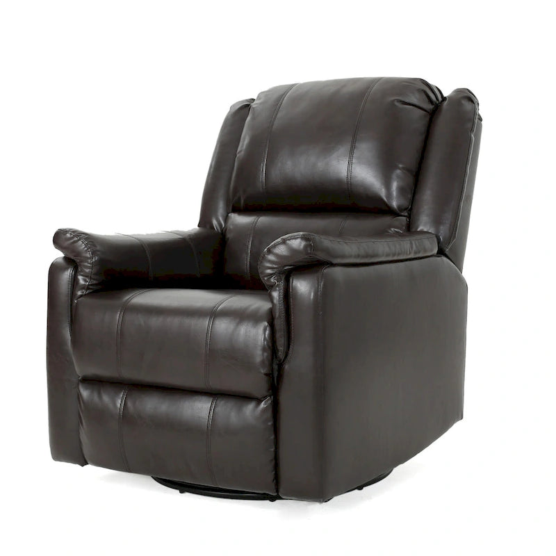 Fauteuil inclinable planeur en tissu avec pivot, fauteuil inclinable manuel