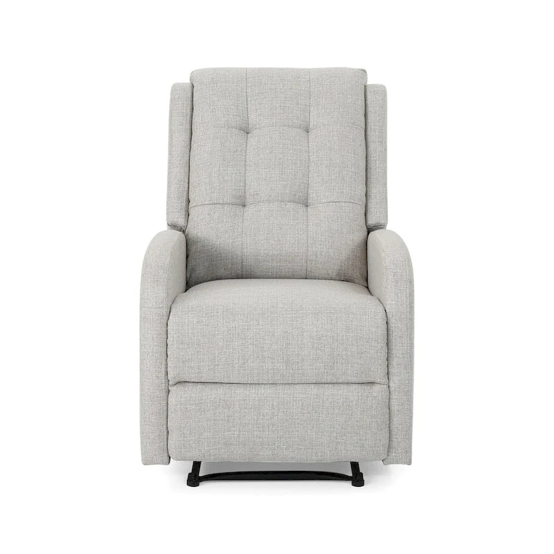 Fauteuil inclinable manuel standard de 24,75 pouces de large, Fauteuil inclinable confortable pour salon, chambre à coucher, Beige