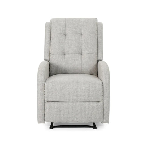 Fauteuil inclinable manuel standard de 24,75 pouces de large, Fauteuil inclinable confortable pour salon, chambre à coucher, Beige