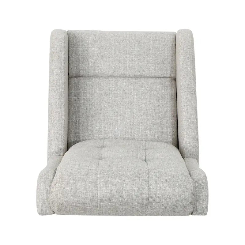 Fauteuil inclinable manuel standard de 24,75 pouces de large, Fauteuil inclinable confortable pour salon, chambre à coucher, Beige