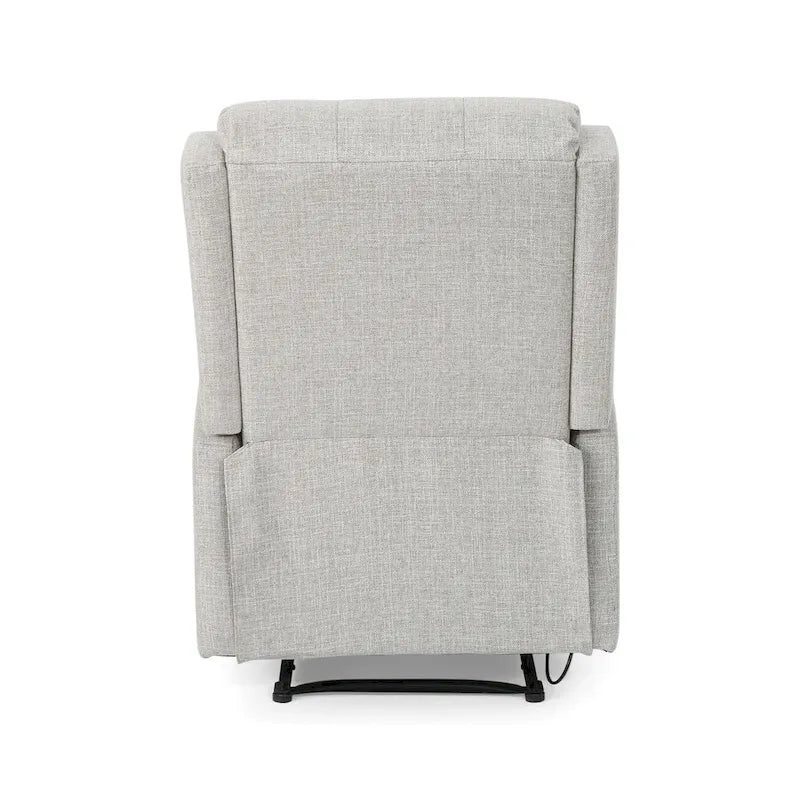 Fauteuil inclinable manuel standard de 24,75 pouces de large, Fauteuil inclinable confortable pour salon, chambre à coucher, Beige