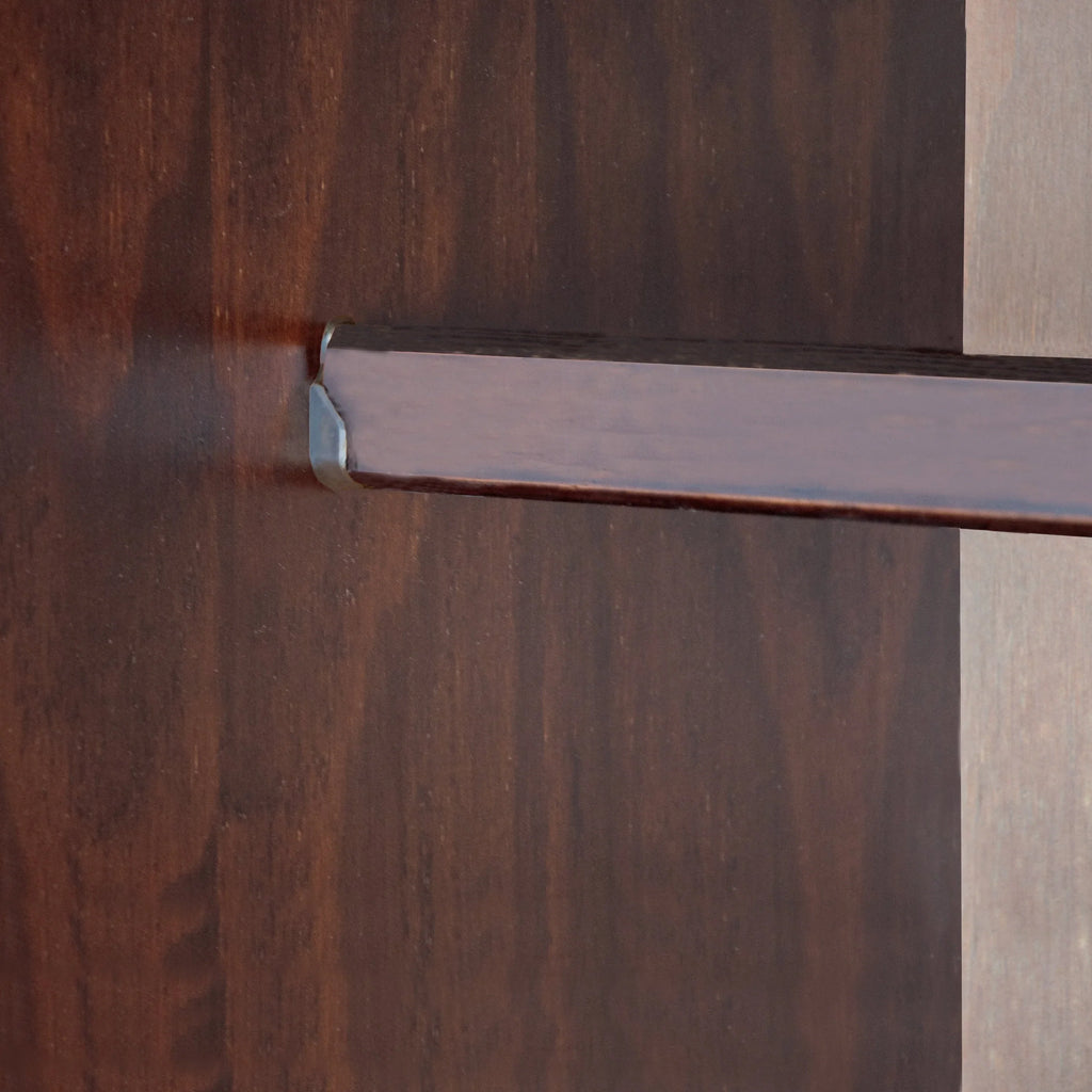 Armoire Palace Imports Cosmo à 3 portes en bois massif à 100 %, avec portes en bois massif ou miroirs