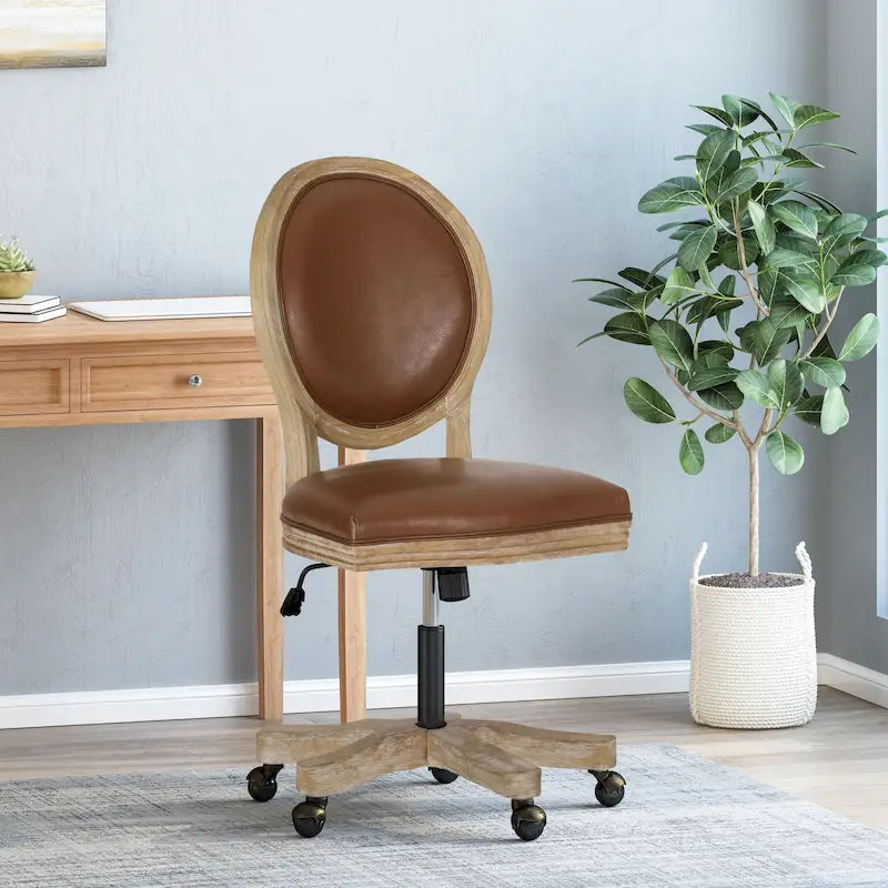 Fauteuil de bureau pivotant rembourré