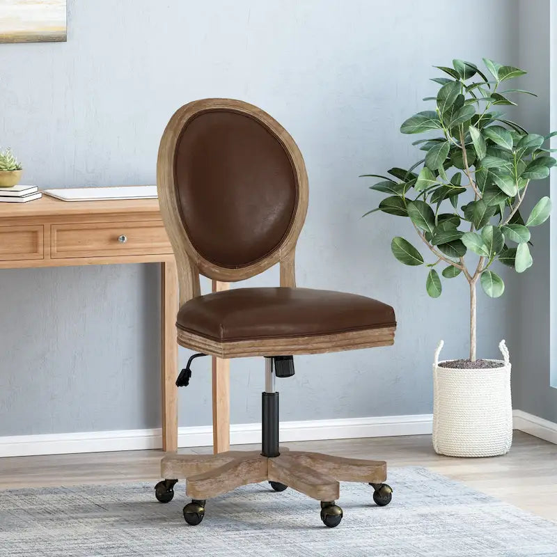Fauteuil de bureau pivotant rembourré