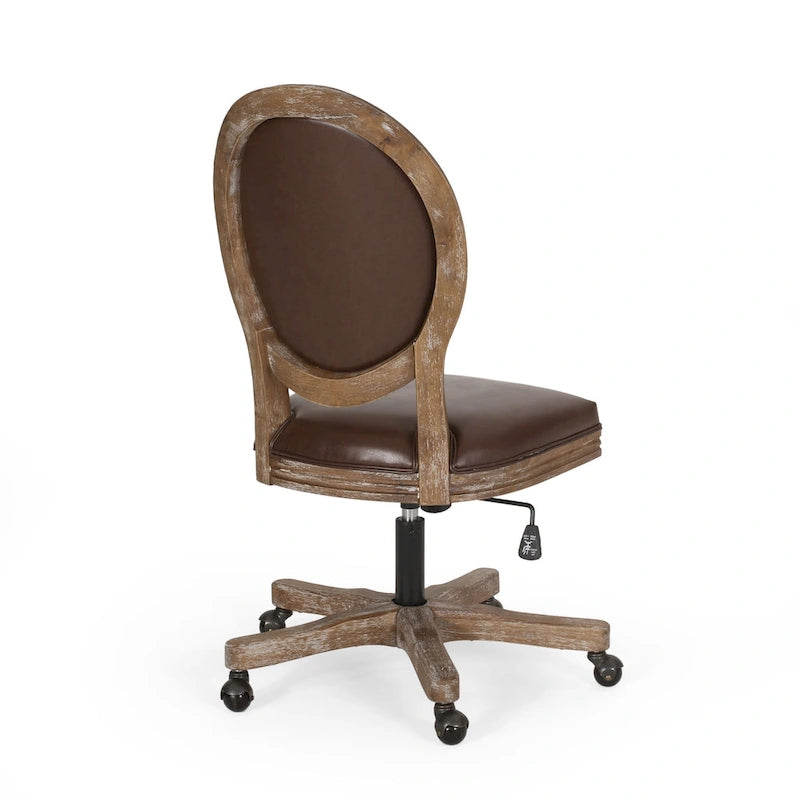 Fauteuil de bureau pivotant rembourré