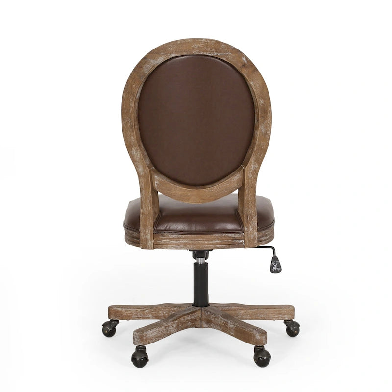 Fauteuil de bureau pivotant rembourré