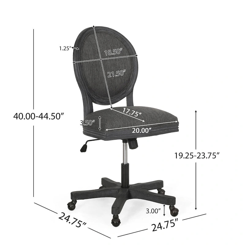 Fauteuil de bureau pivotant rembourré