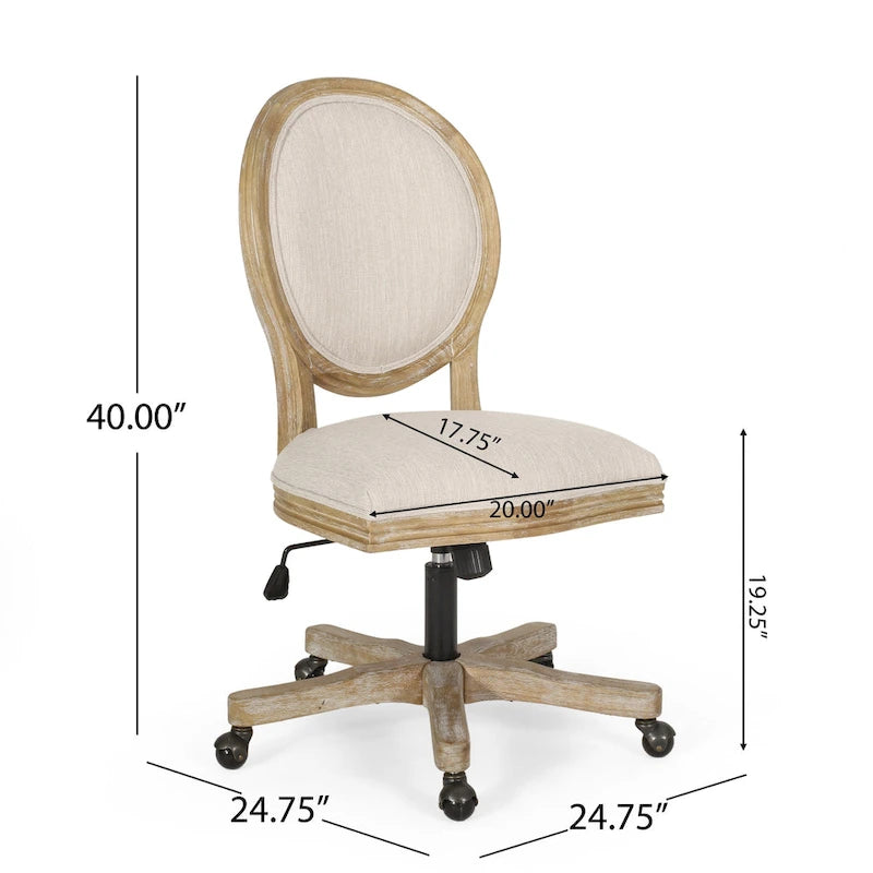 Fauteuil de bureau pivotant rembourré