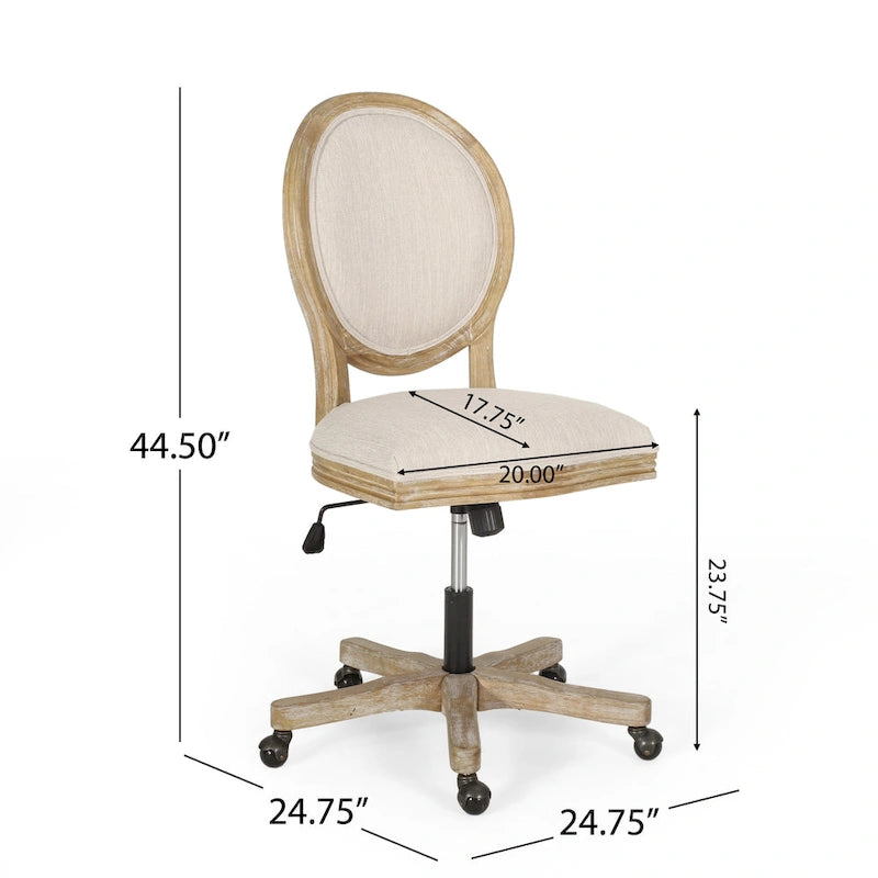 Fauteuil de bureau pivotant rembourré