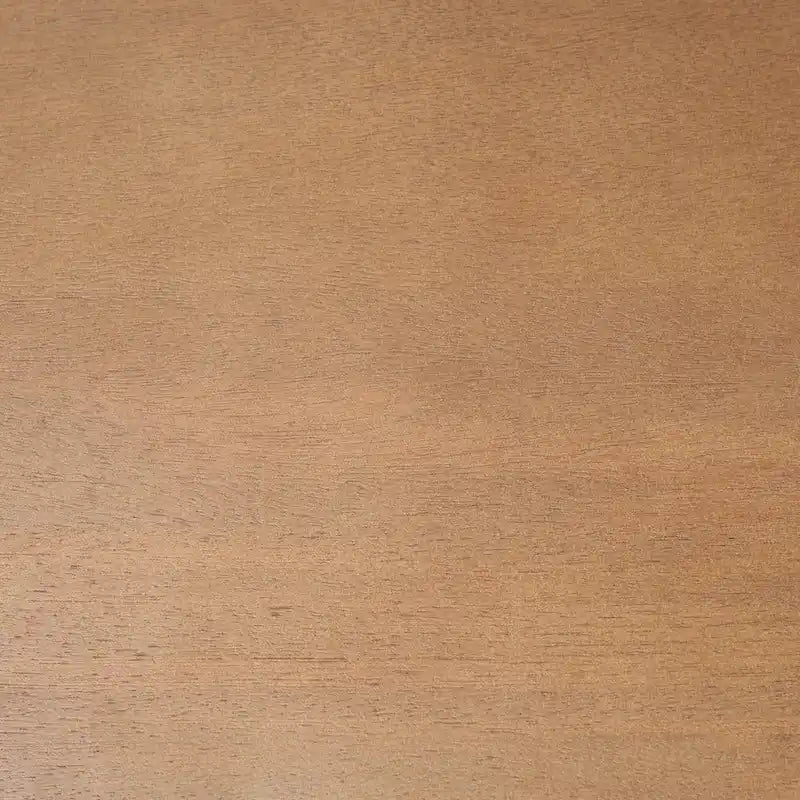 Console en bois massif brun moyen, avec plateau arqué (54)