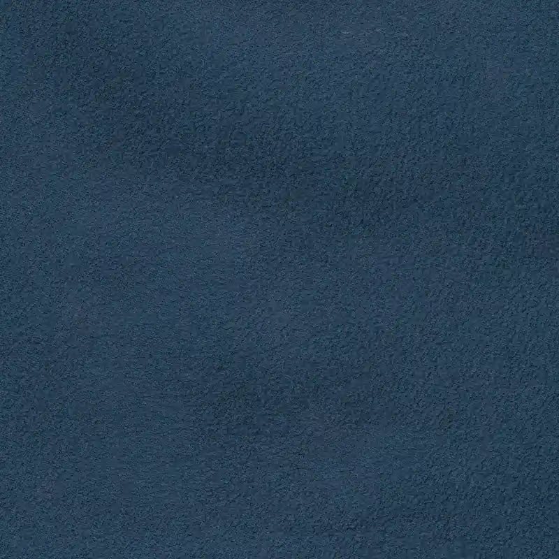 Canapé en microfibre bleu marine à dossier coussins mobiles