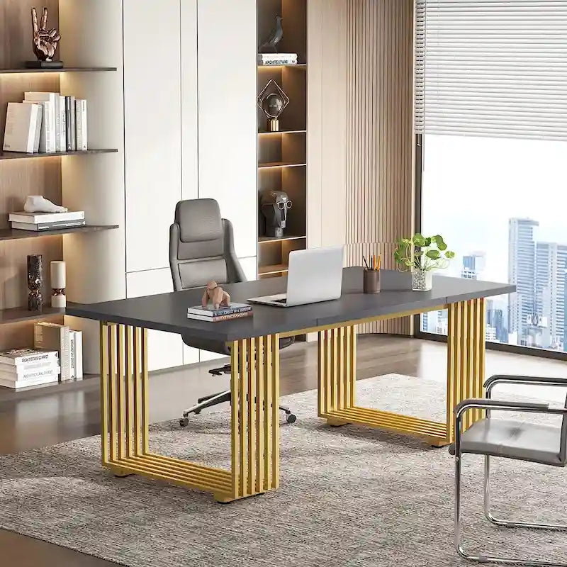 70,9 Table de bureau moderne, Bureau d'ordinateur de direction
