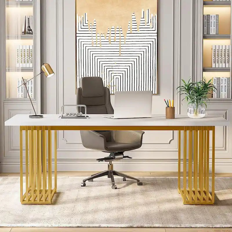 70,9 Table de bureau moderne, Bureau d'ordinateur de direction