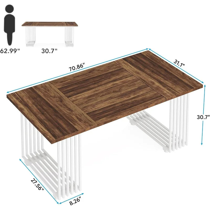 70,9 Table de bureau moderne, Bureau d'ordinateur de direction