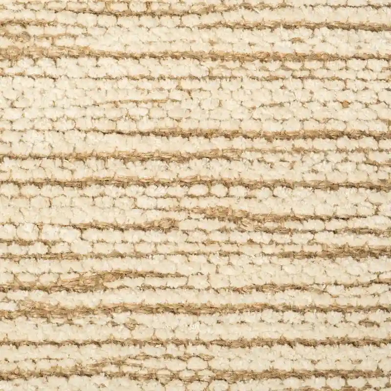 Banc d'appoint avec siège rembourré crème et base en bois – 55 larg. x 16 prof. x 18 haut.