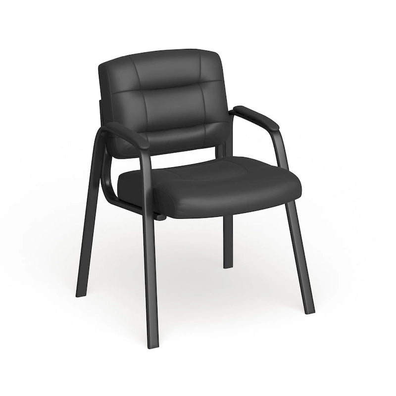 Fauteuil de réception de direction capitonné - Noir