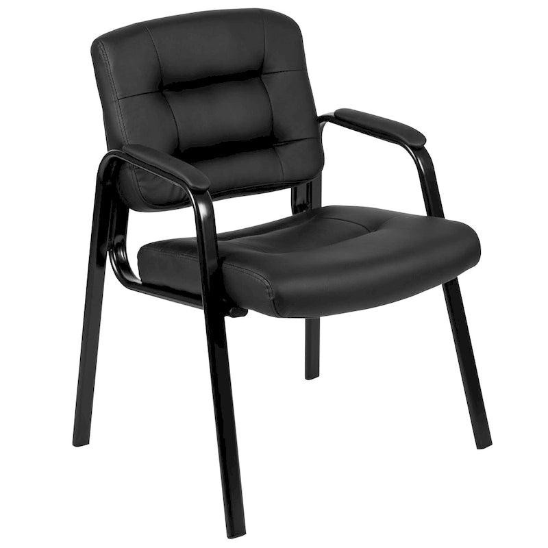 Fauteuil de réception de direction capitonné - Noir