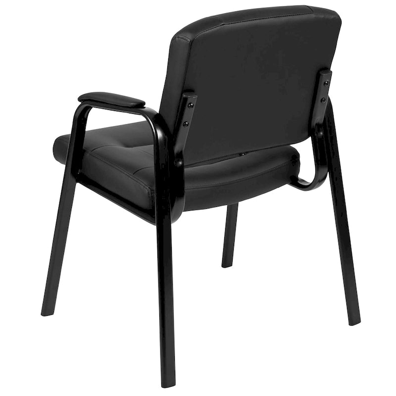 Fauteuil de réception de direction capitonné - Noir
