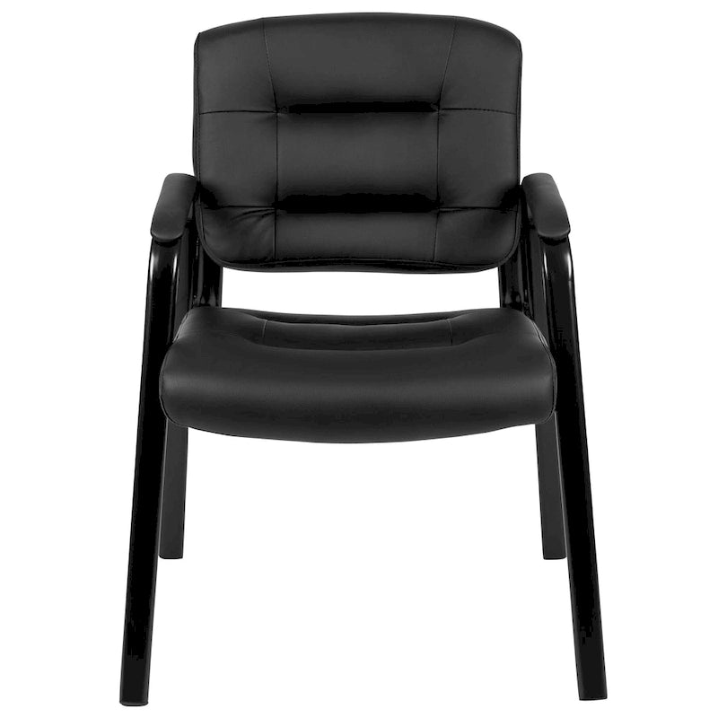 Fauteuil de réception de direction capitonné - Noir