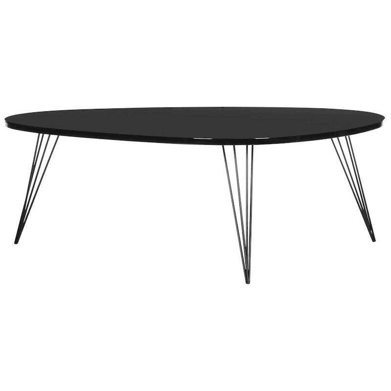 Table basse Chêne/noir - 44 x 31.5 x 15.6 - 44L x 32P x 16H