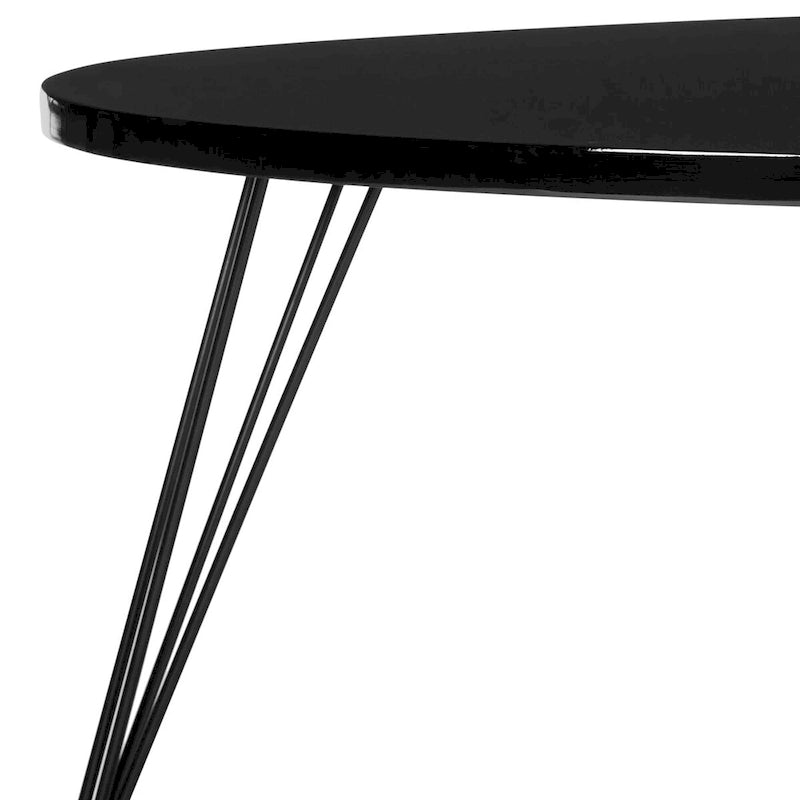 Table basse Chêne/noir - 44 x 31.5 x 15.6 - 44L x 32P x 16H