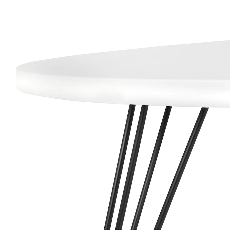 Table basse Chêne/noir - 44 x 31.5 x 15.6 - 44L x 32P x 16H