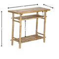 Handmade Bamboo54 Console Hallway Table