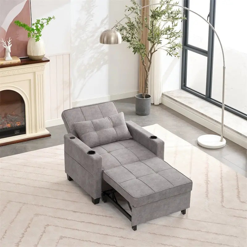 Fauteuil convertible 3-en-1 avec ports USB