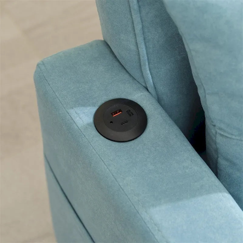 Fauteuil convertible 3-en-1 avec ports USB