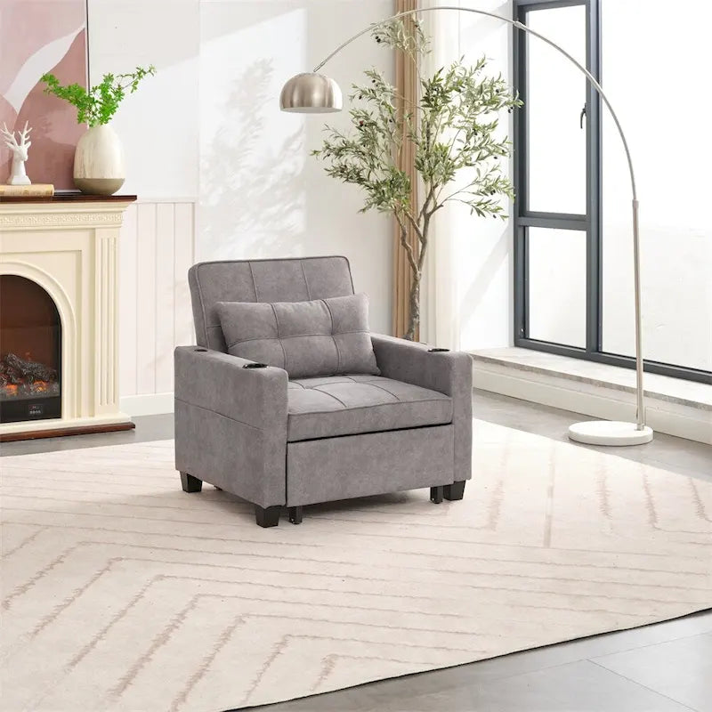 Fauteuil convertible 3-en-1 avec ports USB
