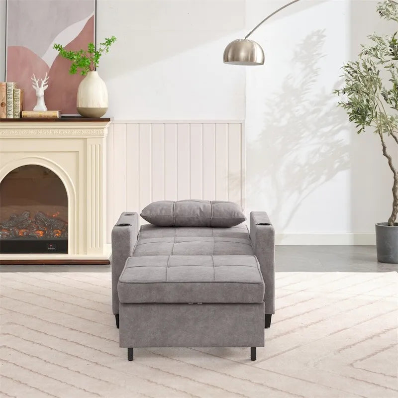 Fauteuil convertible 3-en-1 avec ports USB