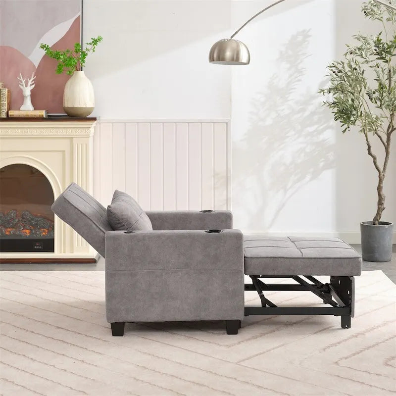 Fauteuil convertible 3-en-1 avec ports USB
