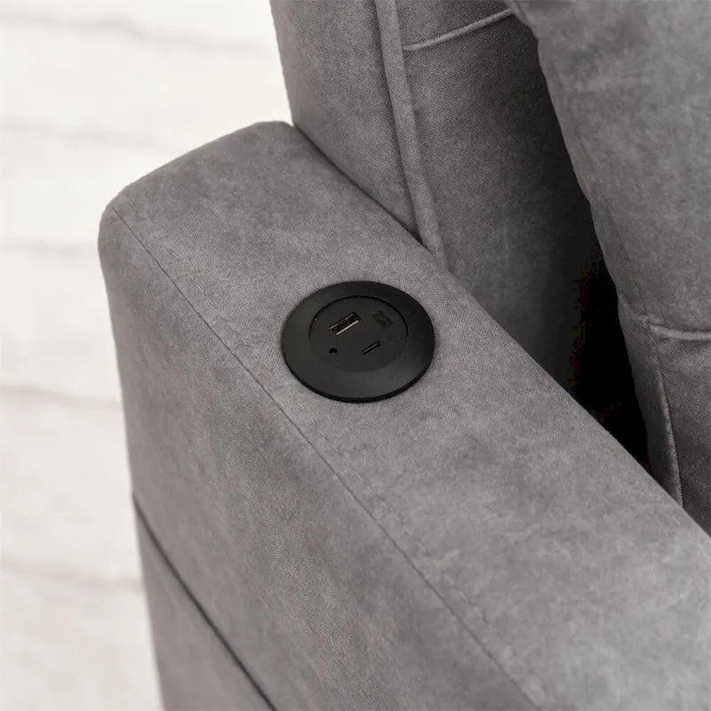 Fauteuil convertible 3-en-1 avec ports USB