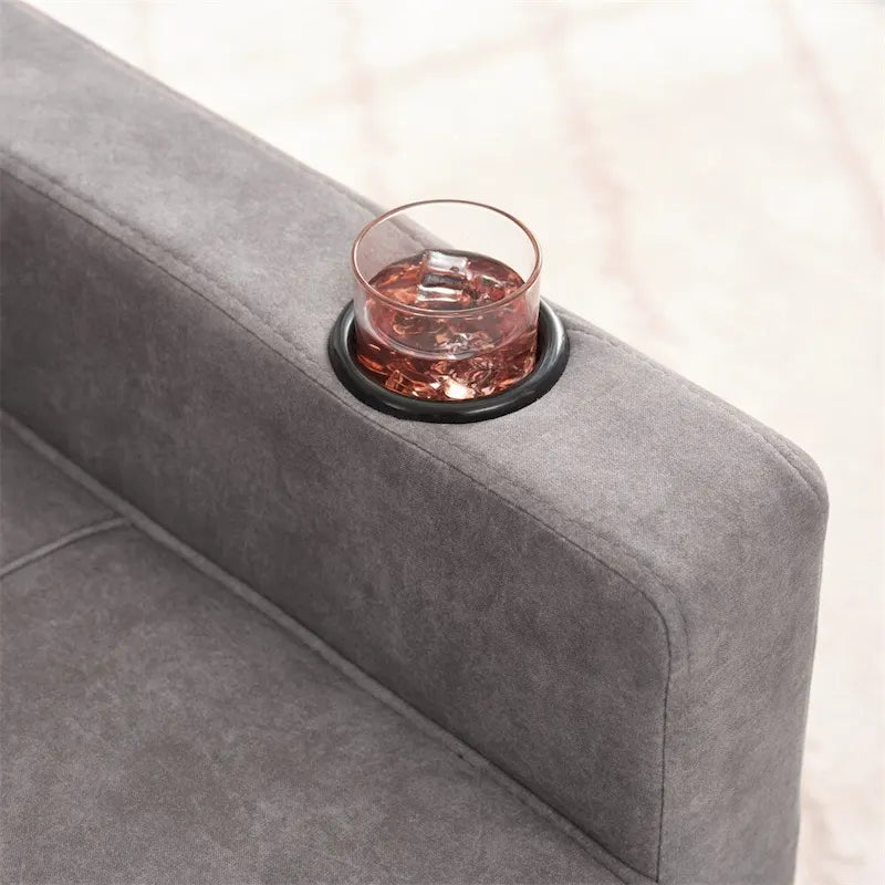 Fauteuil convertible 3-en-1 avec ports USB