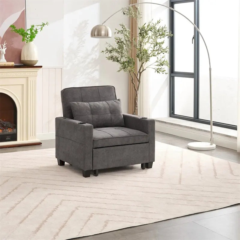 Fauteuil convertible 3-en-1 avec ports USB