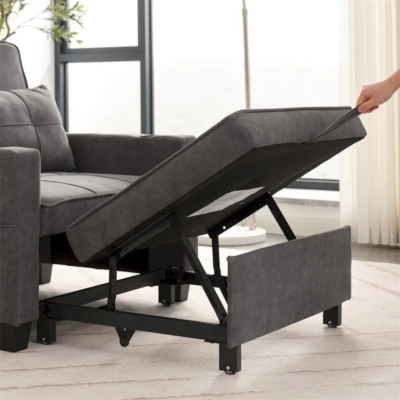 Fauteuil convertible 3-en-1 avec ports USB