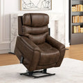 Fauteuil inclinable releveur à double moteur avec massage, rangement dissimulé et extension de repose-pieds